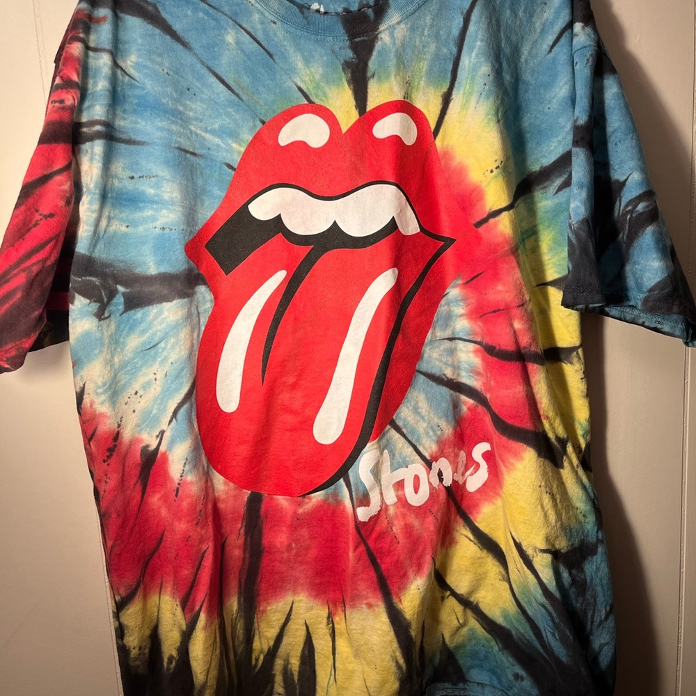 Tie-Dye Rolling Stones T-Shirt